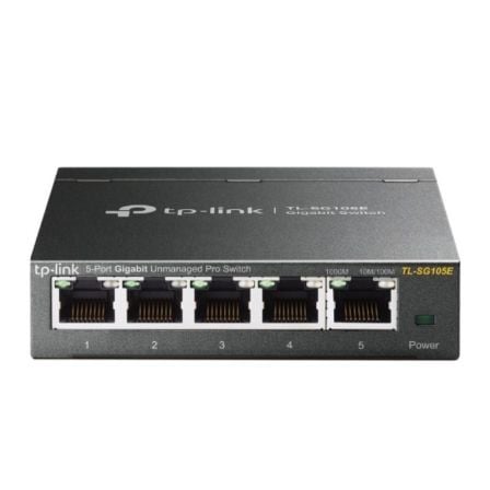 Switch TP-Link Easy Smart TL-SG105E 5 Puertos/ RJ-45 10/100/1000 | TecnoSoft art tpl switch20tl sg105e 1