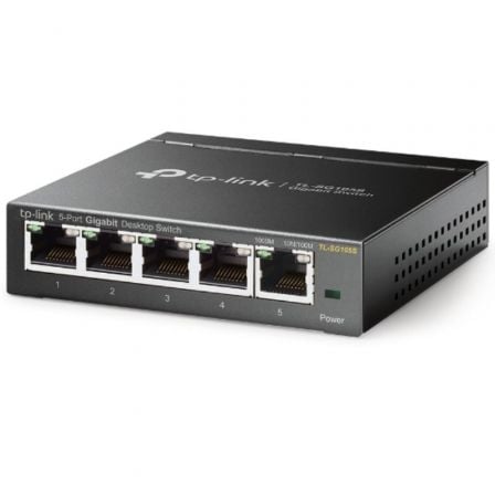 Switch TP-Link TL-SG105S 5 Puertos/ RJ-45 10/100/1000 | TecnoSoft art tpl switch20tl sg105s 1