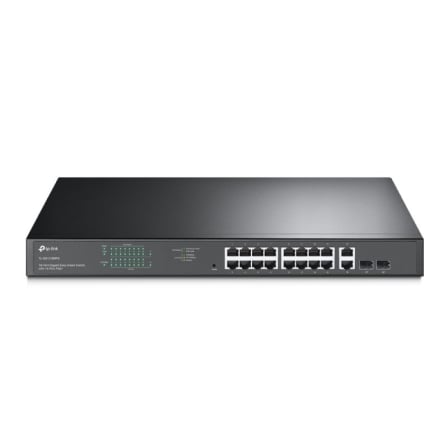 Switch TP-Link Easy Smart TL-SG1218MPE 20 Puertos/ RJ-45 10/100/1000 PoE+/SFP | TecnoSoft art tpl switch20tl sg1218mpe20v2 1