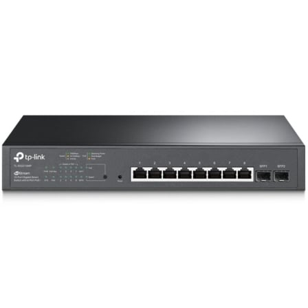 Switch TP-Link Omada Smart Gigabit JetStream TL-SG2210MP 10 Puertos/ RJ-45 10/100/1000 PoE/ SFP | TecnoSoft art tpl switch20tl sg2210mp20v2 1