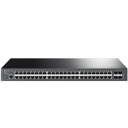 Switch Gestionable TP-Link Omada JetStream TL-SG3452X 52 Puertos/ RJ-45 10/100/1000/ SFP+ 10GBE | TecnoSoft art tpl switch20tl sg3452x20v2 1