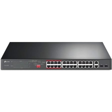 Switch TP-Link TL-SL1226P 26 Puertos/ RJ-45 10/100/1000 PoE/ SFP | TecnoSoft art tpl switch20tl sl1226p20v2 1