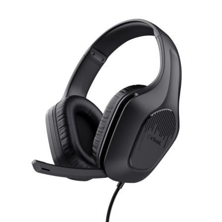 Auriculares Gaming con Micrófono Trust Gaming GXT 415 Zirox/ Jack 3.5/ Negros | TecnoSoft art tru aur20gxt2041520zirox20bk 1