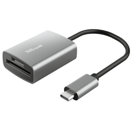 Lector de Tarjetas Externo Trust Dalyx/ USB Tipo-C | TecnoSoft art tru cr20dalyx20usb20c 1