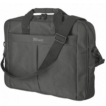Maletín Trust Primo para Portátiles hasta 16″/ Negro | TecnoSoft art tru malet2021551 1