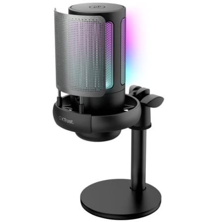Micrófono Gaming Trust Gaming GXT 238 Auron 26081/ USB/ Negro | TecnoSoft art tru mic20gxt2023820auron20bk 1