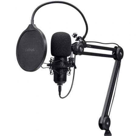 Micrófono Gaming Trust Gaming GXT 270 Emita II+ 25770/ USB/ Negro | TecnoSoft art tru mic20gxt2027020emita20iip 1
