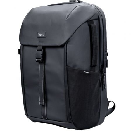 Mochila Trust Jersey para Portátiles hasta 17″/ 25L/ Gris | TecnoSoft art tru mochi20jersey201720bk 1