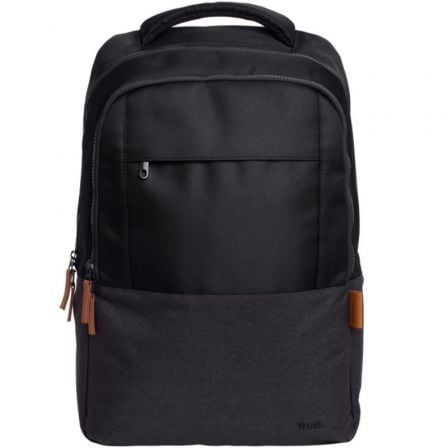 Mochila Trust Lisboa para Portátiles hasta 16″/ 23L/ Negra | TecnoSoft art tru mochi20lisboa201620bk 1