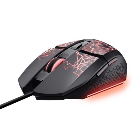 Ratón Gaming Trust Gaming GXT 113 Felox 25749/ Hasta 6400 DPI | TecnoSoft art tru mou20gxt2011320felox20bk 1