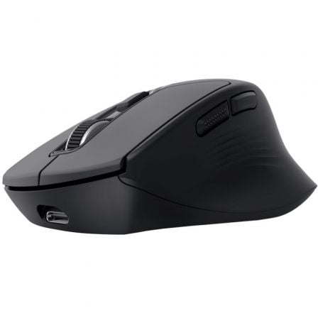 Ratón Inalámbrico Trust Niven Confort 26021/ Batería recargable/ Hasta 3200 DPI/ Negro | TecnoSoft art tru mou20niven20conf20bk 1