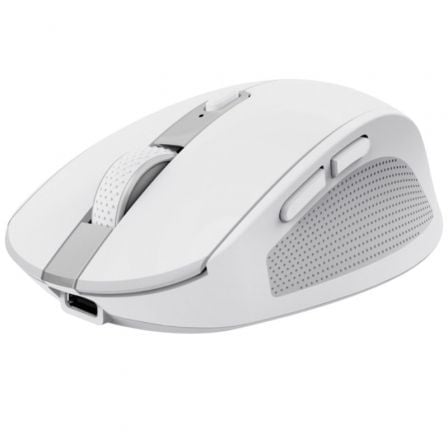 Ratón Inalámbrico Trust Ozaa Compact Wireless/ Batería recargable/ Hasta 3200 DPI/ Blanco | TecnoSoft art tru mou20ozaa20comp20wh 1