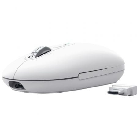 Ratón Inalámbrico Trust Seron 26019/ Batería recargable/ Hasta 3200 DPI/ Blanco | TecnoSoft art tru mou20seron20hyp20wh 1