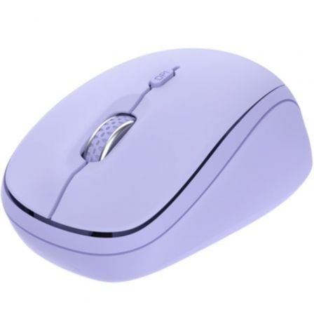 Ratón Mini Inalámbrico Trust Yvi+ Multidispositivo/ Hasta 1600 DPI/ Púrpura | TecnoSoft art tru mou20yvip20pur 1