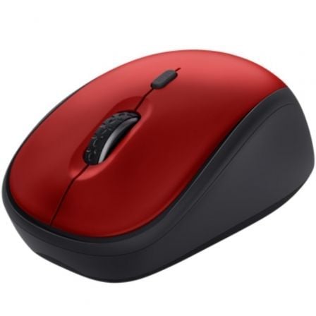 Ratón Mini Inalámbrico Trust Yvi+ Silent/ Hasta 1600 DPI/ Rojo | TecnoSoft art tru mou20yvip20silent20rd 1