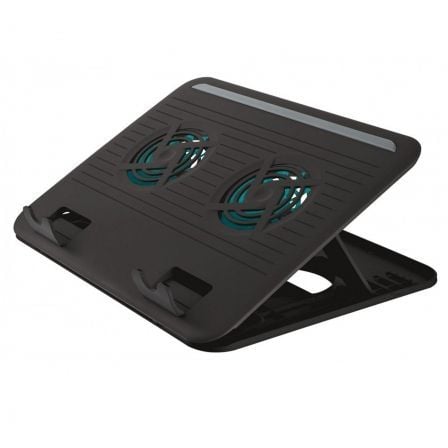 Soporte Refrigerante Trust Cyclone para Portátiles hasta 15.6″ | TecnoSoft art tru ref20cyclone 1