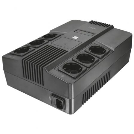 SAI Línea Interactiva Trust Maxxon/ 800VA/ 6 Salidas/ Formato Bloque | TecnoSoft art tru sai2023326 1