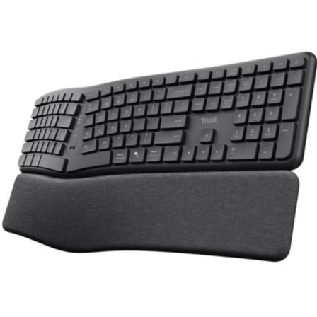 Teclado Inalámbrico Trust Keyra Multidispositivo | TecnoSoft art tru tec keyra ergo multi bk 1