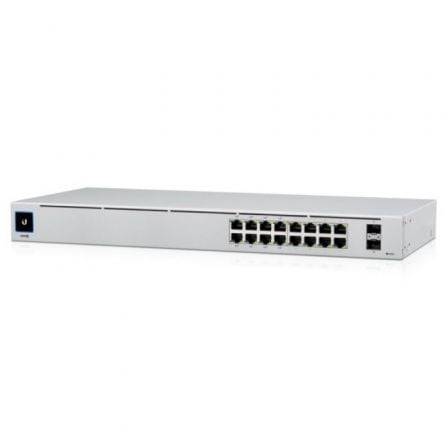Switch Gestionable Ubiquiti USW-16-POE 16 Puertos/ RJ-45 Gigabit 10/100/1000/ SFP/ PoE+ | TecnoSoft art ubi switch20usw 16 poe 1