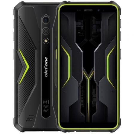 Smartphone Rugerizado Ulefone Armor X12 Pro 4GB/ 64GB/ 5.45″/ Negro y Verde | TecnoSoft art ule sp20ar20x1220p204 6420gree 1