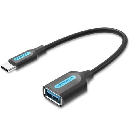 Adaptador USB 3.1 Tipo-C Vention CCVBB/ USB Tipo-C Macho – USB Hembra | TecnoSoft art ven adp20ccvbb 1