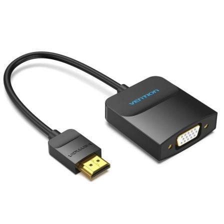 Conversor Vention 42154/ HDMI Macho – VGA Hembra/ 15cm/ Negro | TecnoSoft art ven adp20conv2042154 1