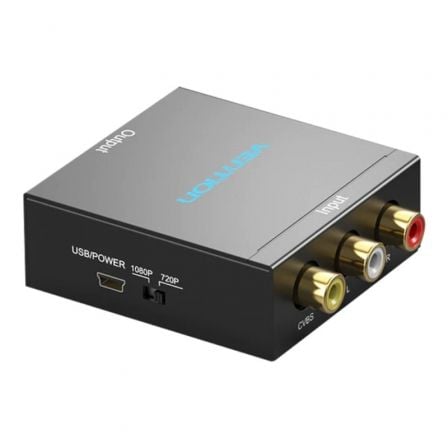 Convertidor RCA a HDMI Vention AEFB0/ RCA Hembra – HDMI Hembra – MiniUSB Hembra | TecnoSoft art ven adp20conv20aefb0 1