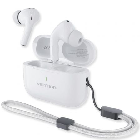 Auriculares Bluetooth Vention Echo Lite E11 Plus con estuche de carga/ Autonomía 6h/ Blancos | TecnoSoft art ven aur20echo20lite20e1120pl20wh 1