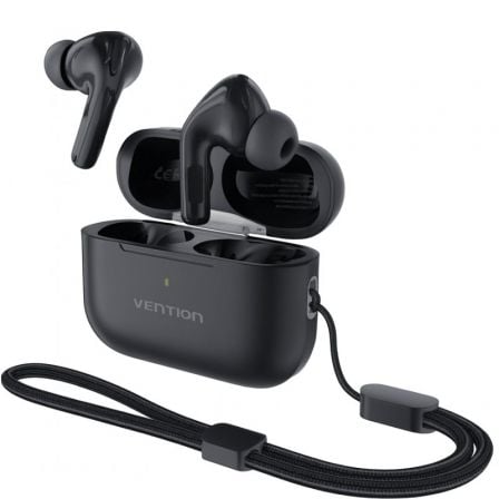 Auriculares Bluetooth Vention Echo Lite E11 Pro con estuche de carga/ Negros | TecnoSoft art ven aur20echo20lite20e1120pr20bk 1