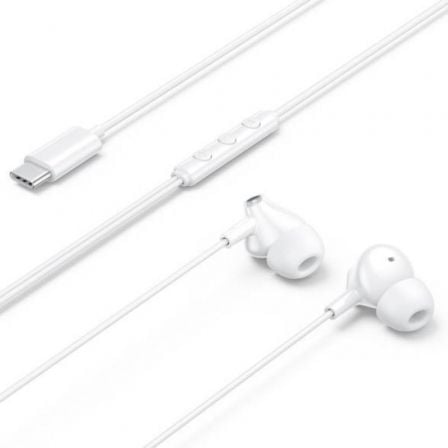 Auriculares Intrauditivos Vention Echo Lite USB-C In-Ear/ con Micrófono/ USB Tipo-C/ Blancos | TecnoSoft art ven aur20gbbwav 1
