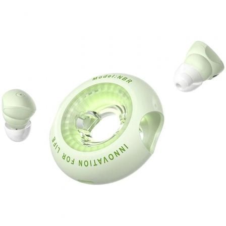 Auriculares Bluetooth Vention NBRG0 con estuche de carga/ Autonomía 6h/ Verdes | TecnoSoft art ven aur20nbrg0 1