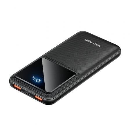 Powerbank 10000mAh Vention FHKB0/ 22.5W/ Negra | TecnoSoft art ven bat20fhkb0 1