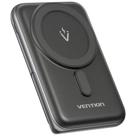 Powerbank 10000mAh Vention FHNB0/ 20W/ Wireless/ Negra | TecnoSoft art ven bat20fhnb0 1
