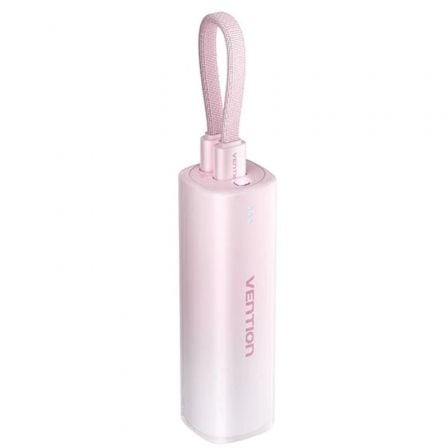 Powerbank 5000mAh Vention FHWR0/ 20W/ Rosa | TecnoSoft art ven bat20fhwr0 1