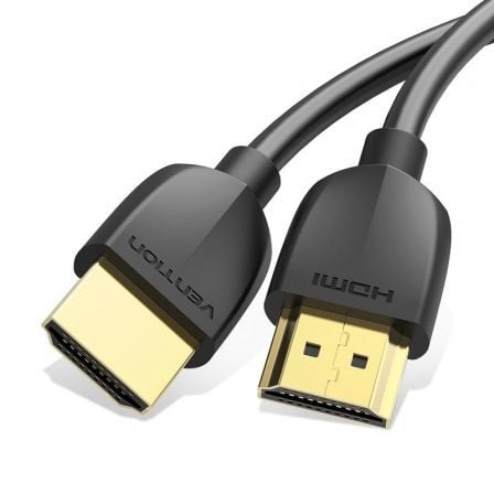 Cable HDMI 2.0 4K Portatil Vention AAIBF/ HDMI Macho – HDMI Macho/ 1m/ Negro | TecnoSoft art ven cab hdmi aaibf 1