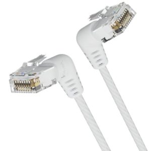 Cable de Red RJ45 UTP Vention IBOWI Cat.6A/ 3m/ Cabeza Rotatoria 360º/ Blanco | TecnoSoft art ven cab ibowi 1