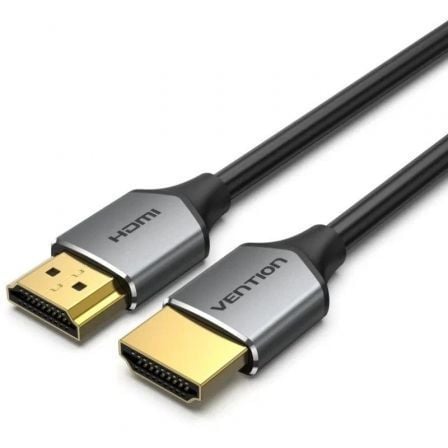 Cable HDMI 2.0 4K Vention ALEHH/ HDMI Macho – HDMI Macho/ 2m/ Gris | TecnoSoft art ven cab20alehh 1
