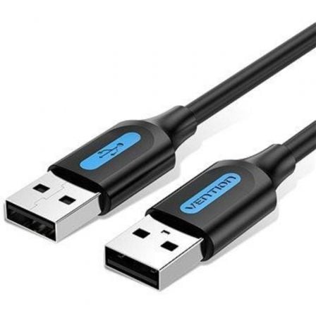 Cable USB 2.0 Vention COJBD/ USB Macho – USB Macho/ 480Mbps/ 50cm/ Negro | TecnoSoft art ven cab20cojbd 1