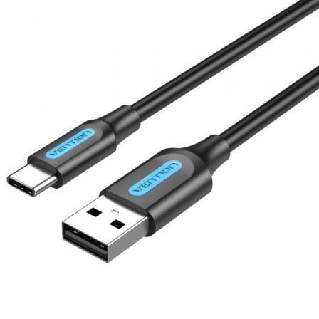 Cable USB 2.0 Tipo-C Vention COKBG/ USB Macho – USB Tipo-C Macho/ 480Mbps/ 1.5m/ Gris | TecnoSoft art ven cab20cokbg 1