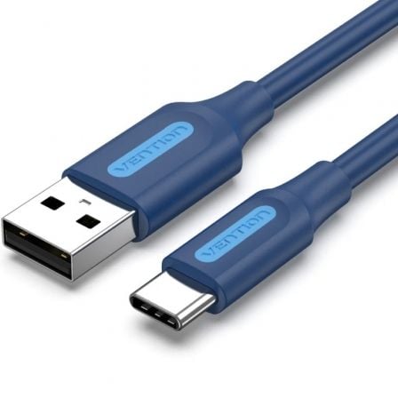 Cable USB 2.0 Tipo-C Vention COKLF/ USB Tipo-C Macho – USB Macho/ 480Mbps/ 1m/ Azul | TecnoSoft art ven cab20coklf 1