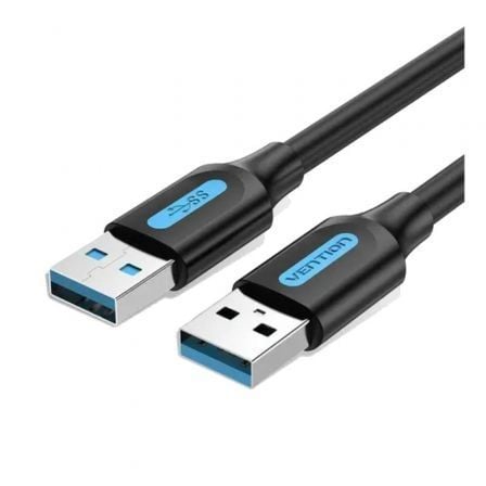 Cable USB 3.0 Vention CONBG/ USB Macho – USB Macho/ 5Gbps/ 1.5m/ Negro | TecnoSoft art ven cab20conbg 1