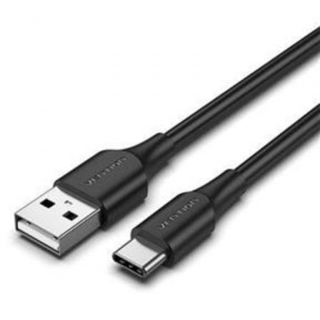 Cable USB 2.0 Tipo-C Vention CTHBI/ USB Tipo-C Macho – USB Macho/ 480Mbps/ 3m/ Negro | TecnoSoft art ven cab20cthbi 1