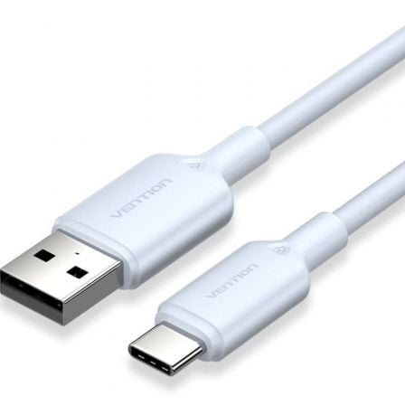 Cable USB 2.0 Tipo-C Vention CTQLH/ USB Tipo-C Macho – USB Macho/ Hasta 60W/ 480Mbps/ 2m/ Azul | TecnoSoft art ven cab20ctqlh 1