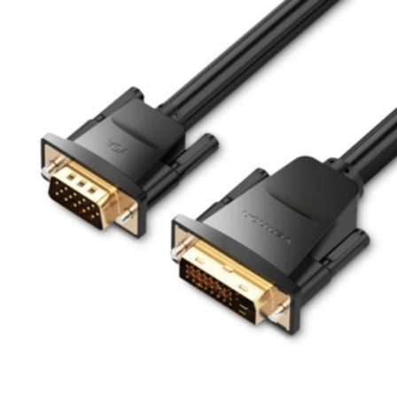 Cable Conversor Vention EABBG/ DVI Macho – VGA Macho/ 1.5m/ Negro | TecnoSoft art ven cab20eabbg 1