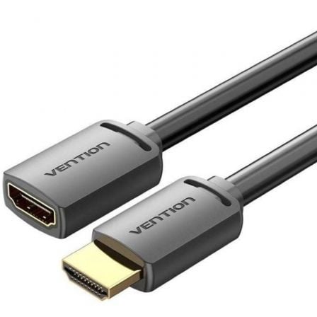 Cable Alargador HDMI 4K Vention AHCBF/ HDMI Macho – HDMI Hembra/ 1m/ Negro | TecnoSoft art ven cab20hdmi20ahcbf 1