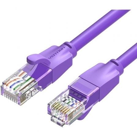 Cable de Red RJ45 UTP Vention IBEVF Cat.6/ 1m/ Morado | TecnoSoft art ven cab20ibevf 1
