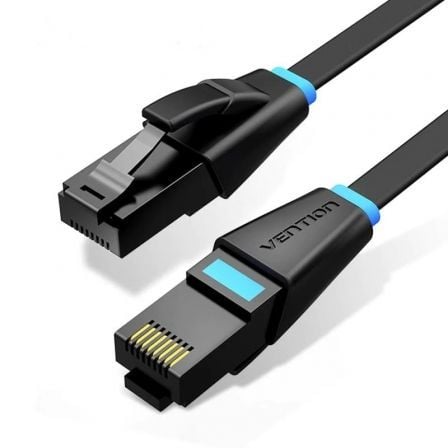 Cable de Red RJ45 UTP Vention IBJBF Cat.6/ 1m/ Negro | TecnoSoft art ven cab20ibjbf 1