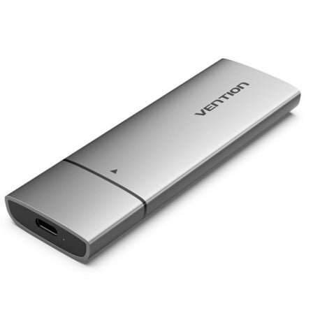 Caja Externa para Disco SSD M.2 NVMe Vention USB Tipo-C KPGH0/ USB 3.1/ Sin tornillos | TecnoSoft art ven caja20kpgh0 1