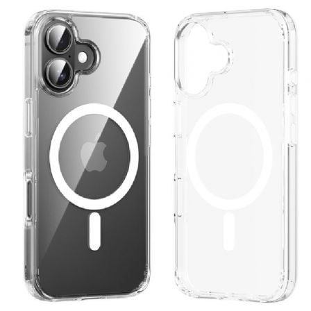 Funda Dura con Magsafe Vention KUGT0-30/ Compatible con iPhone 16 Pro/ Transparente | TecnoSoft art ven funda20kugt0 30 1