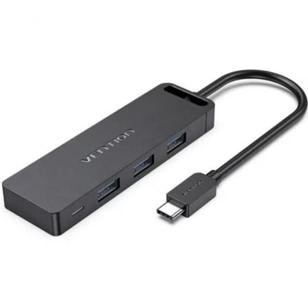 Hub USB Tipo-C Vention TGTBB/ 3xUSB/ 1xUSB Tipo-C/ 1x MicroUSB PD | TecnoSoft art ven hub20tgtbb 1